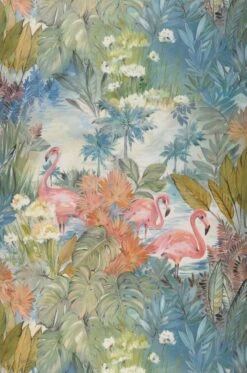 Tapete Bahia Türkisblau