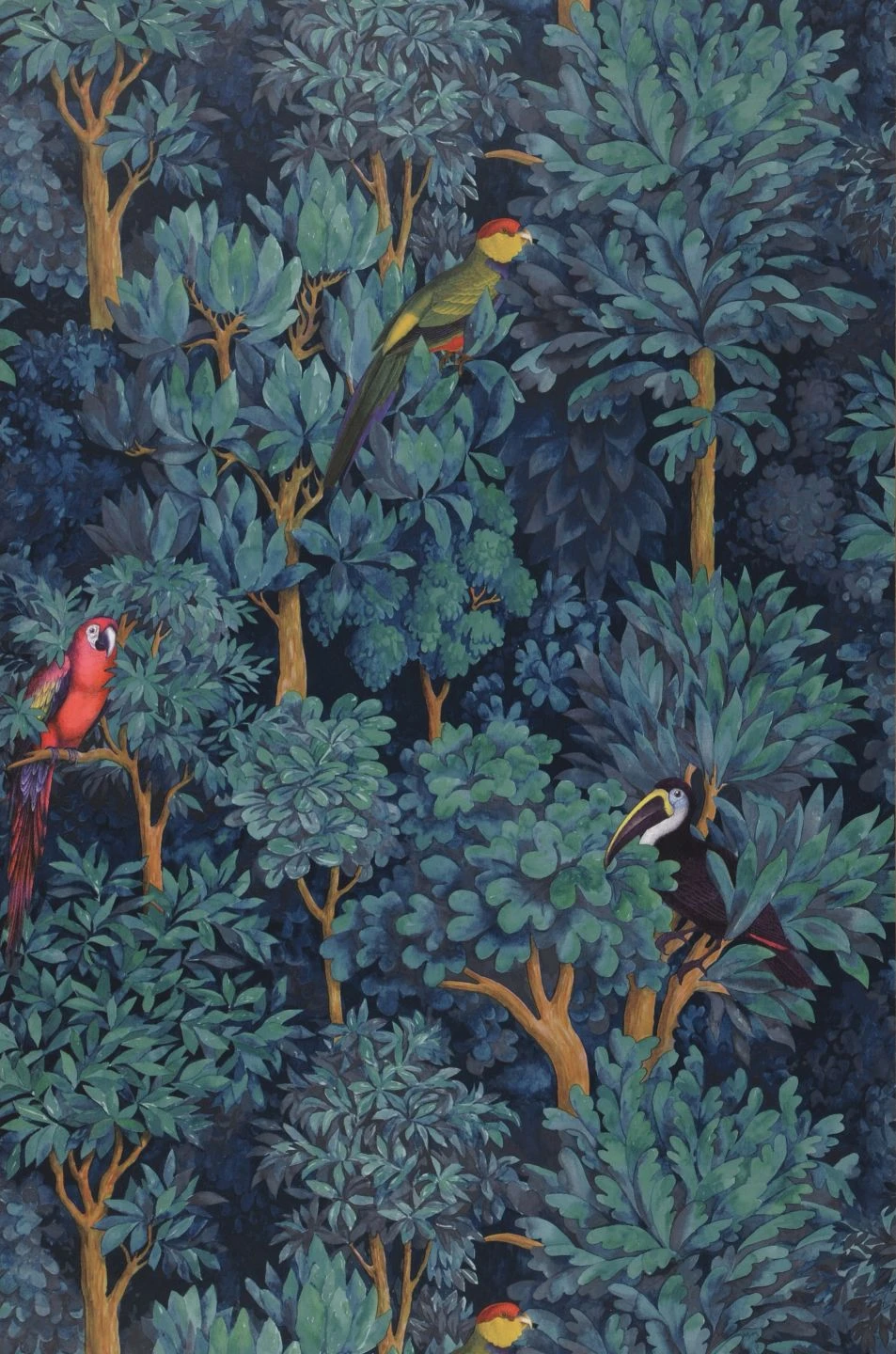 Tapete Amadori Grünblau 2 Tapete Amadori Grünblau – Bild 2