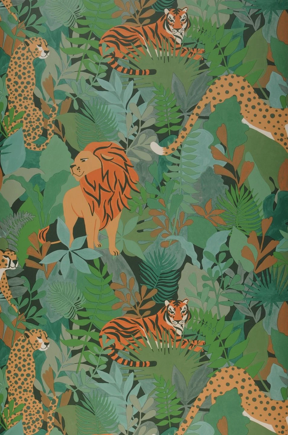 Tapete Saba Grün 2 Tapete Saba Grün – Bild 2