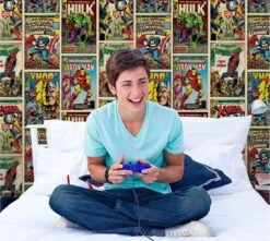 Tapete 1960s Marvel Heroes Gelb -Tapetengeschäft 1960s Marvel Heroes 430792 2880x1440