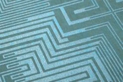 Tapete Skylark Wasserblau Schimmer -Tapetengeschäft 251111 B Skylark 2880x1440