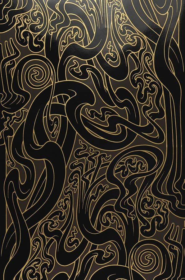 Tapete Flower Of Love Schwarz Lack 2 Tapete Flower Of Love Schwarz Lack – Bild 2