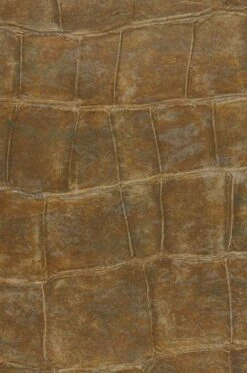 Tapete Croco 14 Olivbraun