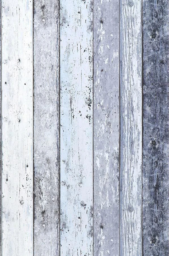 Tapete Old Planks Graublau 2 Tapete Old Planks Graublau – Bild 2