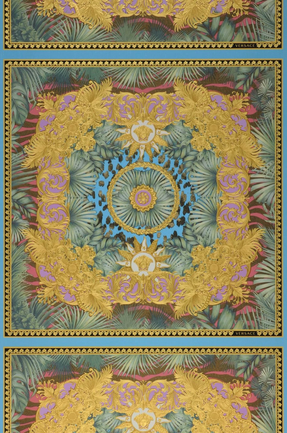 Versace Tapete Hestia Hellblau 2 Versace Tapete Hestia Hellblau – Bild 2