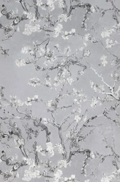 Tapete VanGogh Blossom Hellgrau