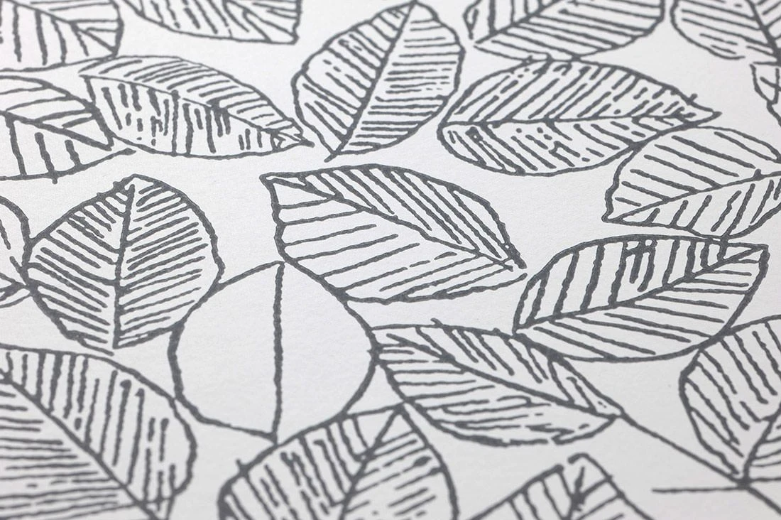 Tapete Zilan Anthrazit 3 Tapete Zilan Anthrazit – Bild 3