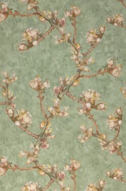 Tapete VanGogh Bloomy Blassgrün