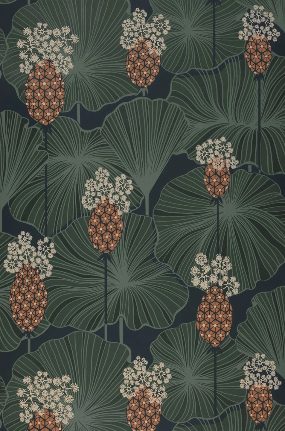 Tapete Kagome Grüntöne 2 Tapete Kagome Grüntöne – Bild 2