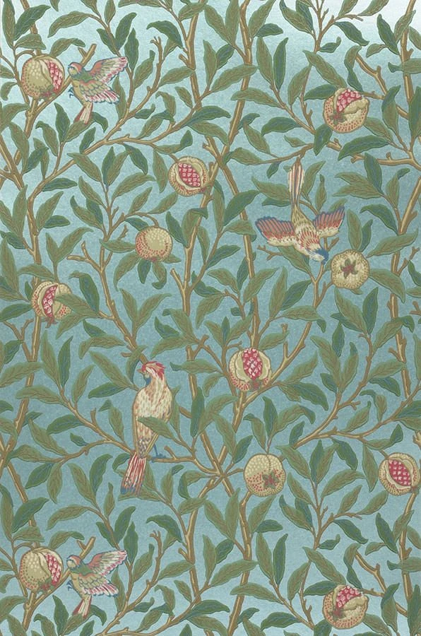 Tapete Jakobine Pastelltürkis Perlglanz 2 Tapete Jakobine Pastelltürkis Perlglanz – Bild 2