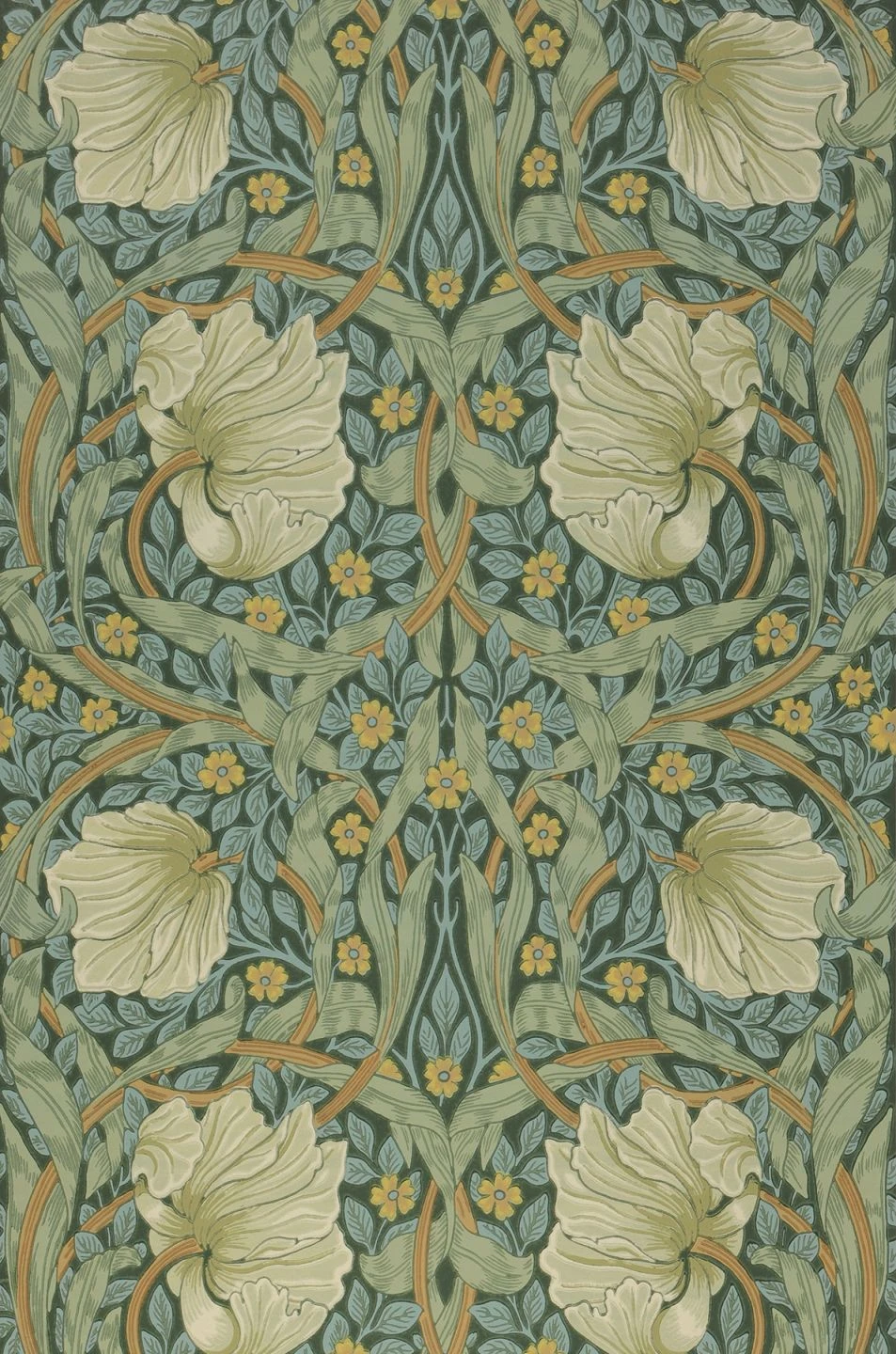 Tapete Despina Blassgrün 1 Tapete Despina Blassgrün