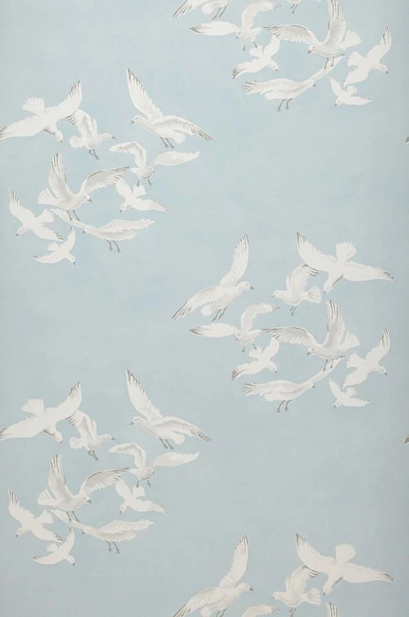 Tapete Greta Pastellhellblau 2 Tapete Greta Pastellhellblau – Bild 2