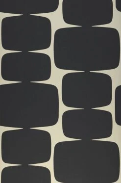 Tapete Waris Schwarz