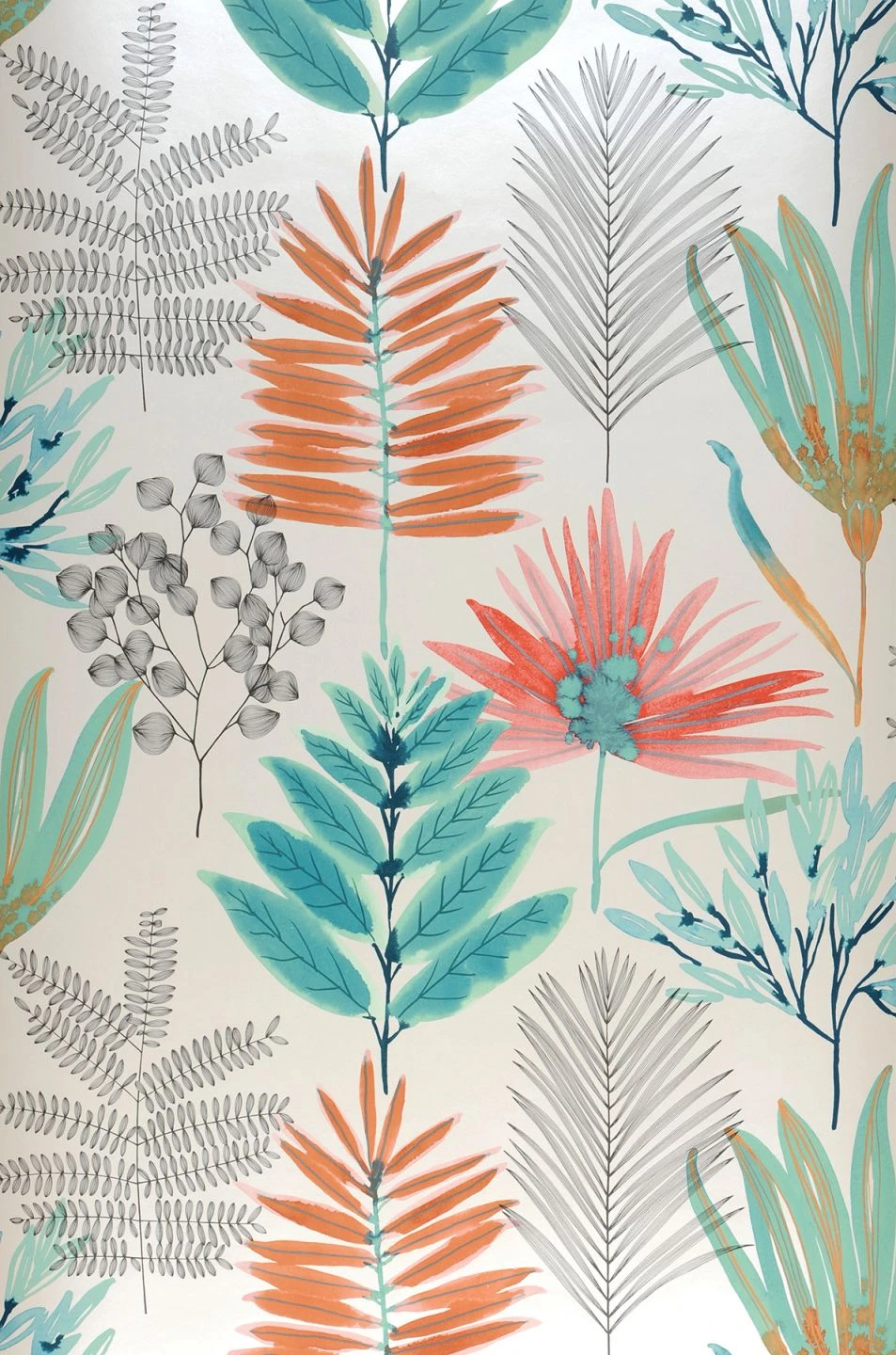 Tapete Hilma Orangebraun 1 Tapete Hilma Orangebraun