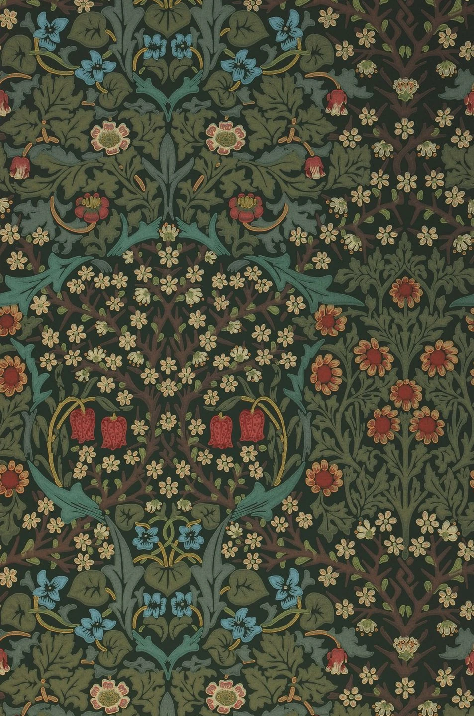 Tapete Sharon Grüntöne 1 Tapete Sharon Grüntöne