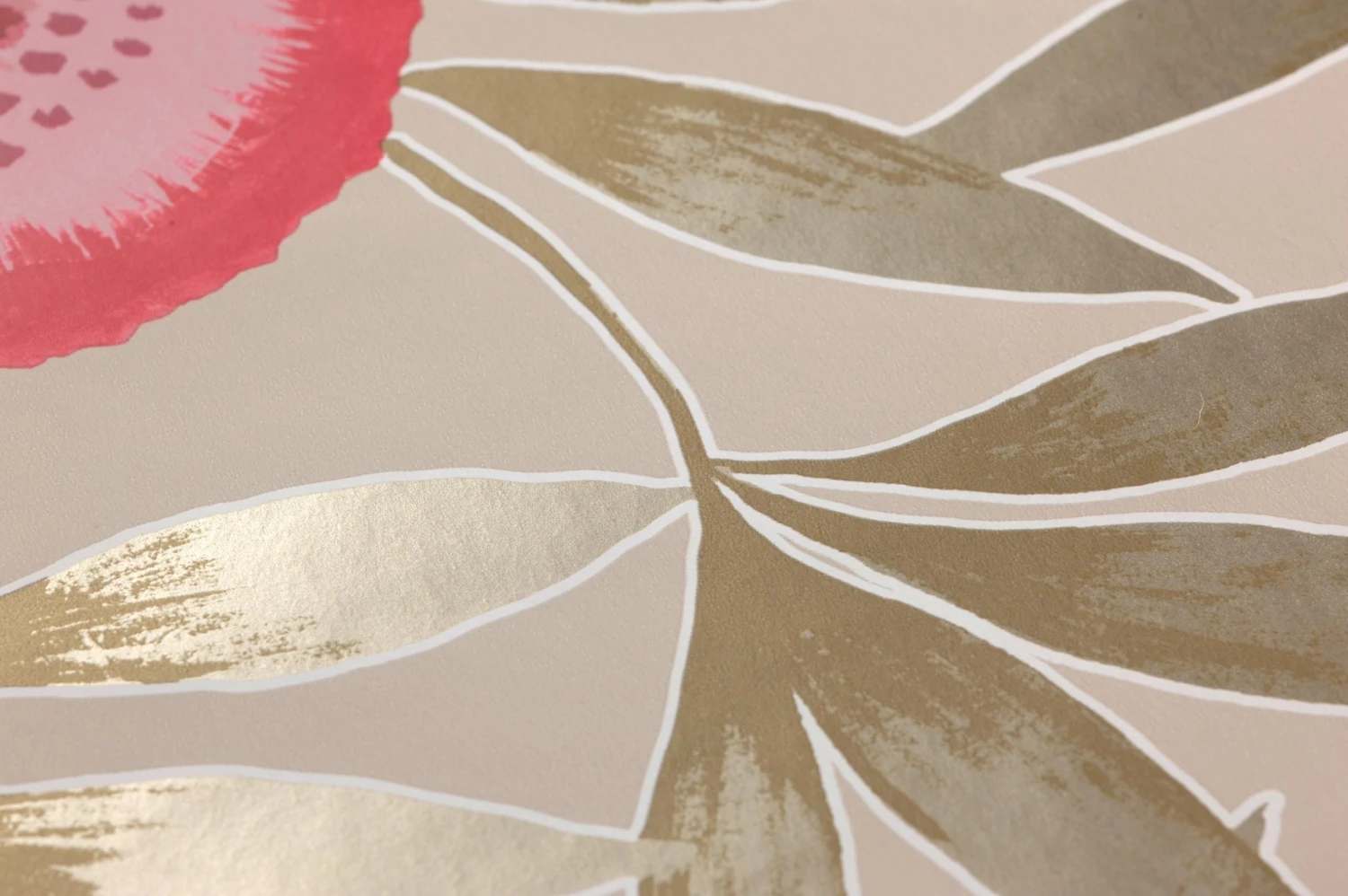 Tapete Sefina Himbeerrot 2 Tapete Sefina Himbeerrot – Bild 2