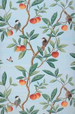 Tapete Fortuna Zartblau