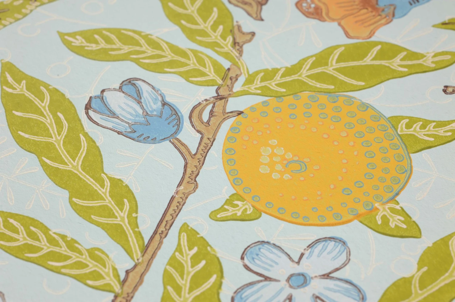 Tapete Therese Zartblau 3 Tapete Therese Zartblau – Bild 3