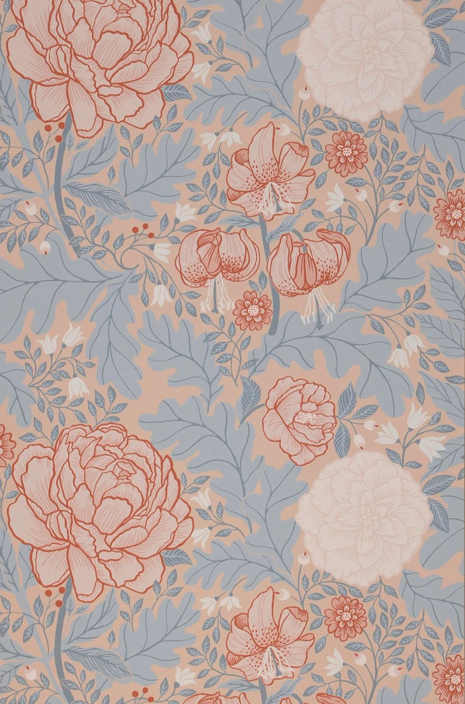 Tapete Tribeca Hellbeigerot 1 Tapete Tribeca Hellbeigerot