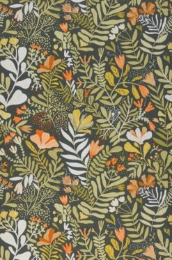 Tapete Pavonia Grüngrau