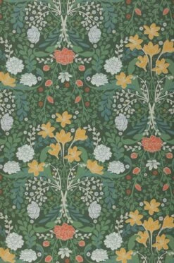 Neu eingetroffen 13 Tapete Kristina Dunkelgrün