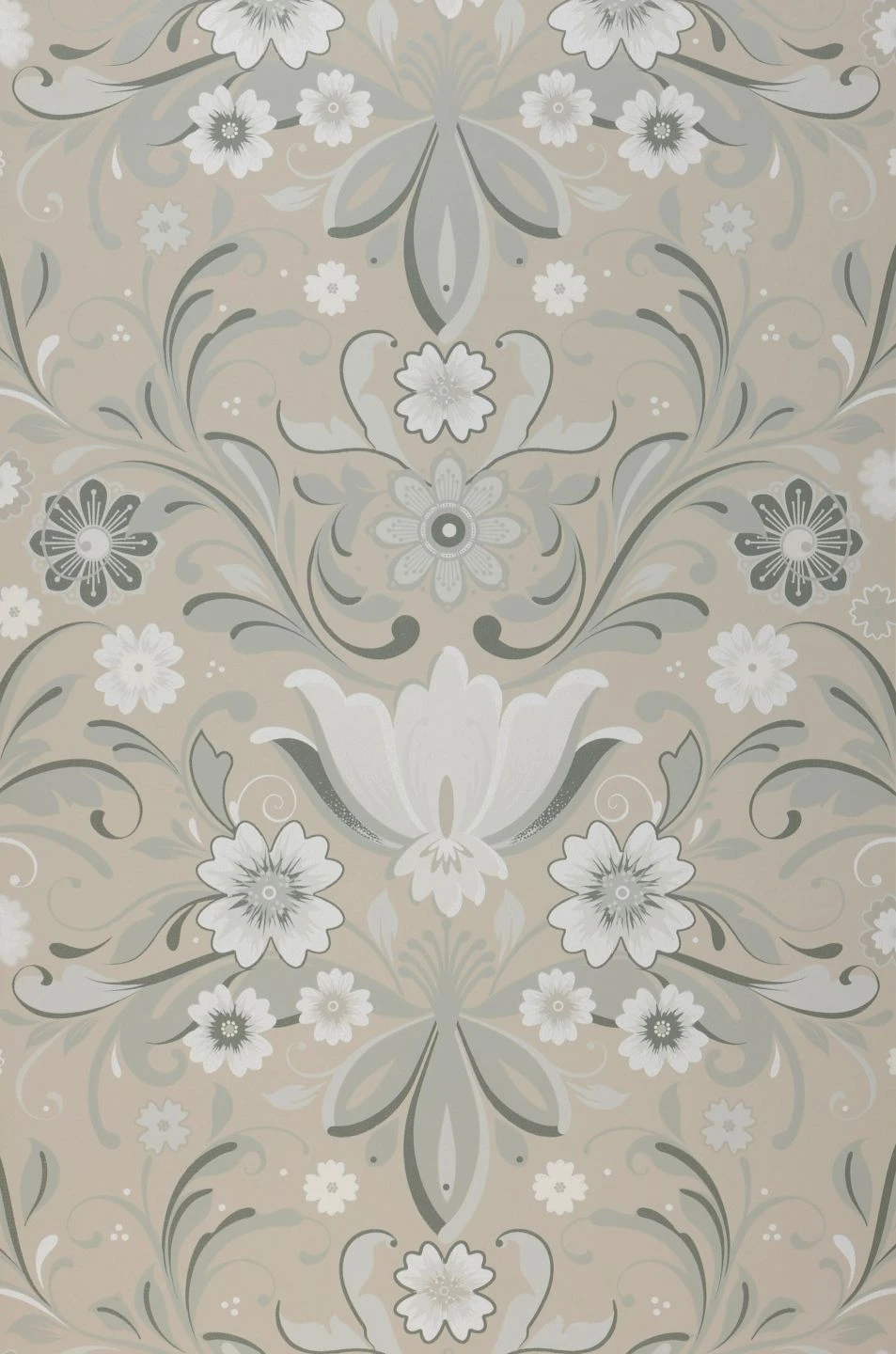 Tapete Sanna Hellgraubeige 1 Tapete Sanna Hellgraubeige