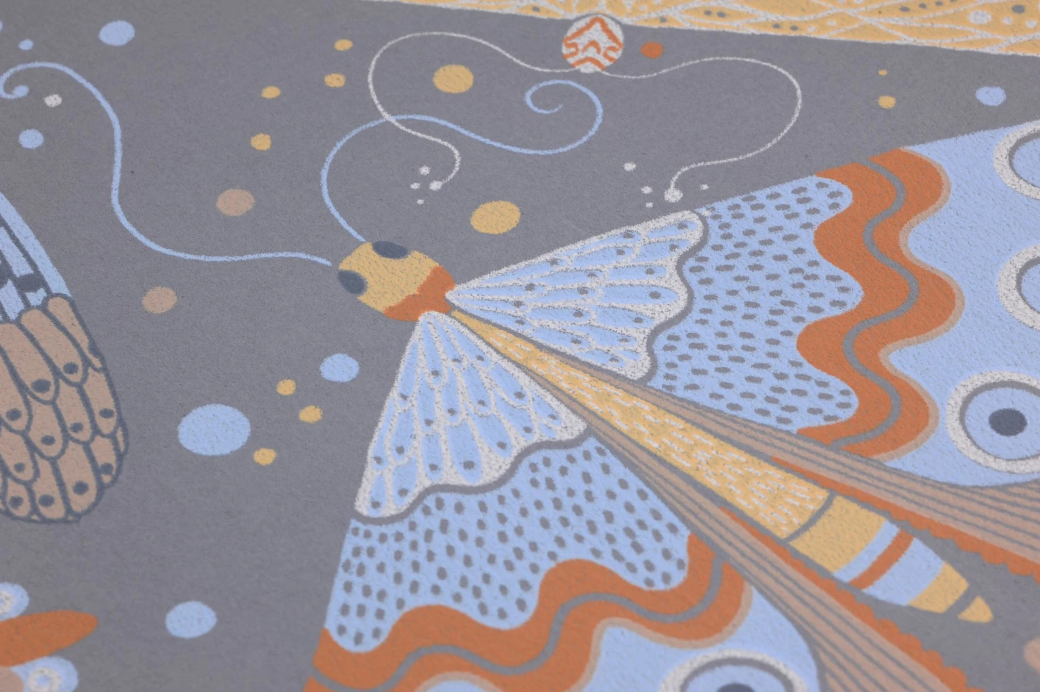 Tapete Ingrid Grau 2 Tapete Ingrid Grau – Bild 2