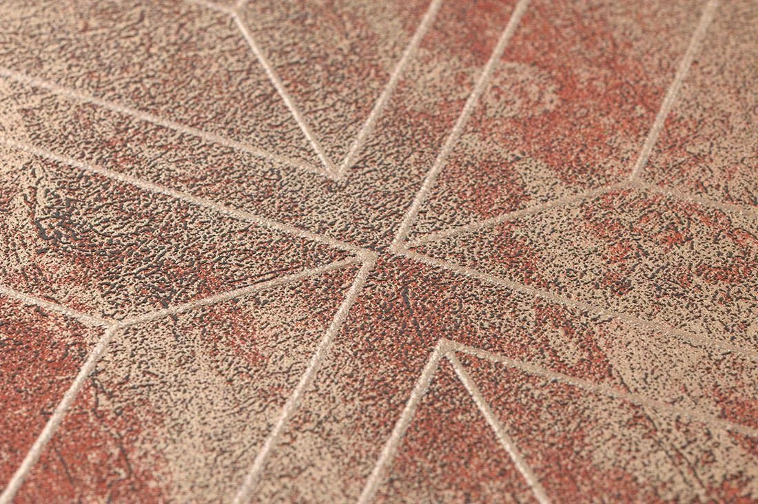 Tapete Malekid Kupferbraun 2 Tapete Malekid Kupferbraun – Bild 2