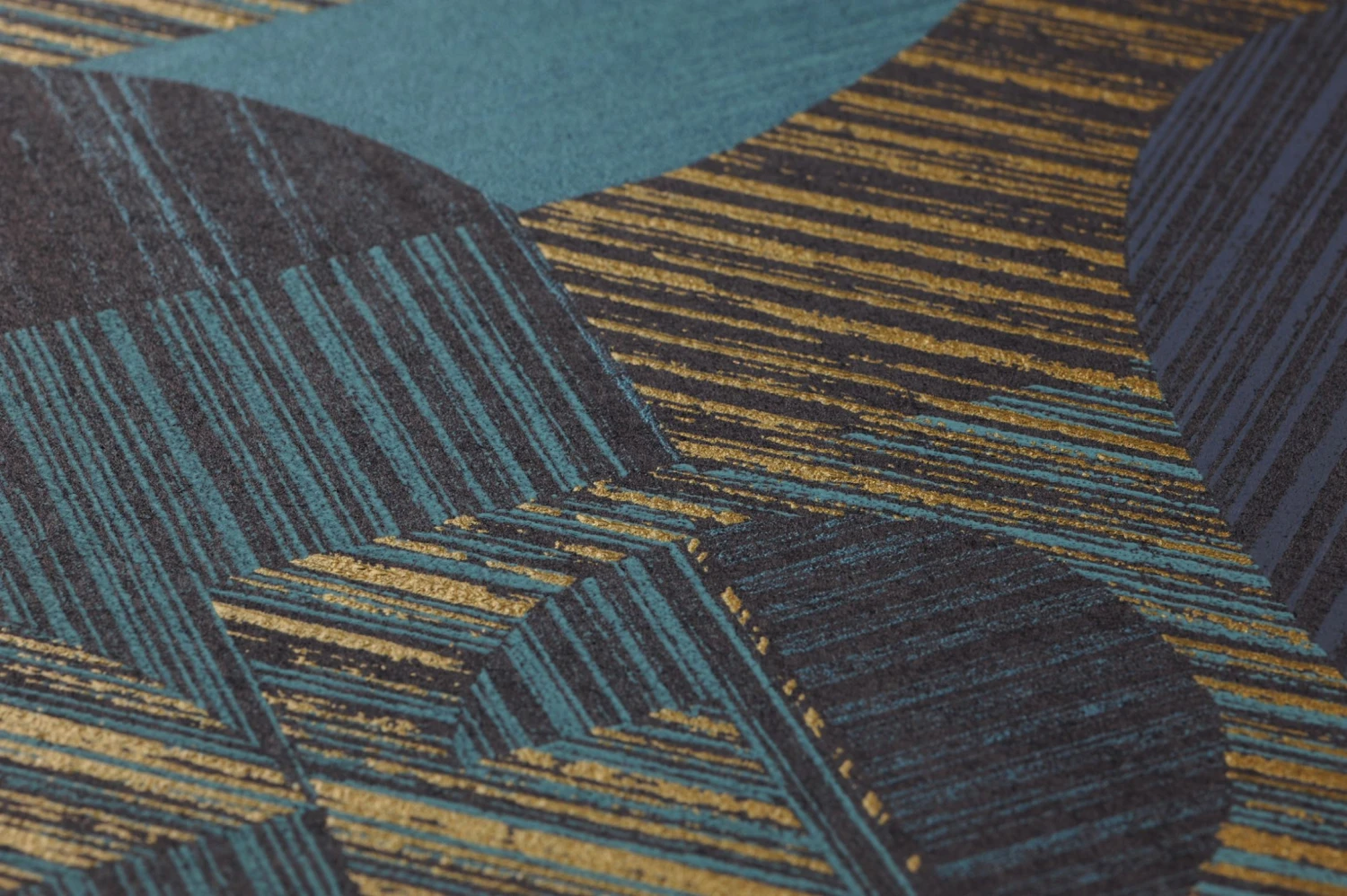 Tapete Paseo Türkisblau Schimmer 3 Tapete Paseo Türkisblau Schimmer – Bild 3