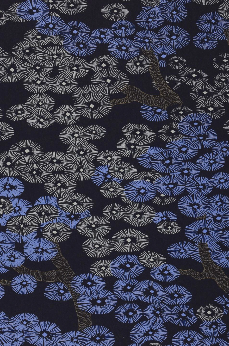 Tapete Kirigami Perlblau 2 Tapete Kirigami Perlblau – Bild 2