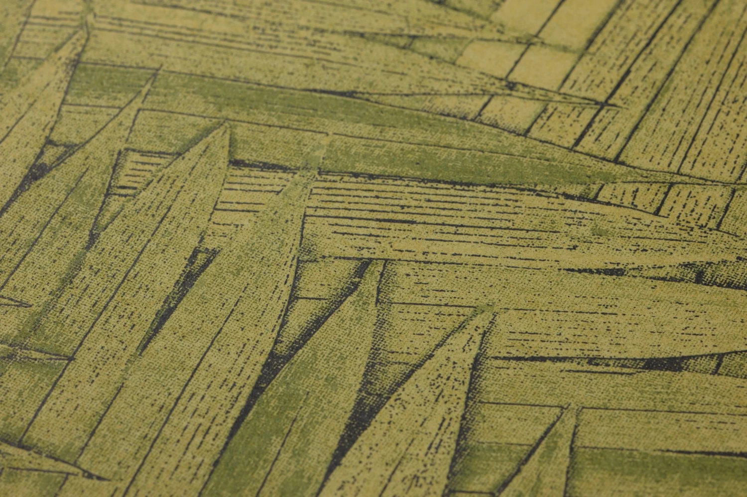 Tapete Palm Leaves Gelbgrün 2 Tapete Palm Leaves Gelbgrün – Bild 2