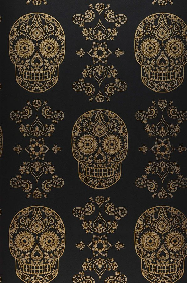 Tapete Dia De Los Muertos Schwarz 1 Tapete Dia De Los Muertos Schwarz