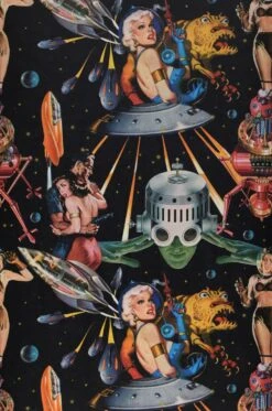 Wandbild Other Worlds Schwarz