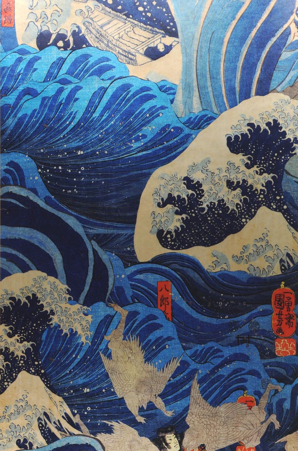 Wandbild The Former Emperor Metallic Blau 2 Wandbild The Former Emperor Metallic Blau – Bild 2