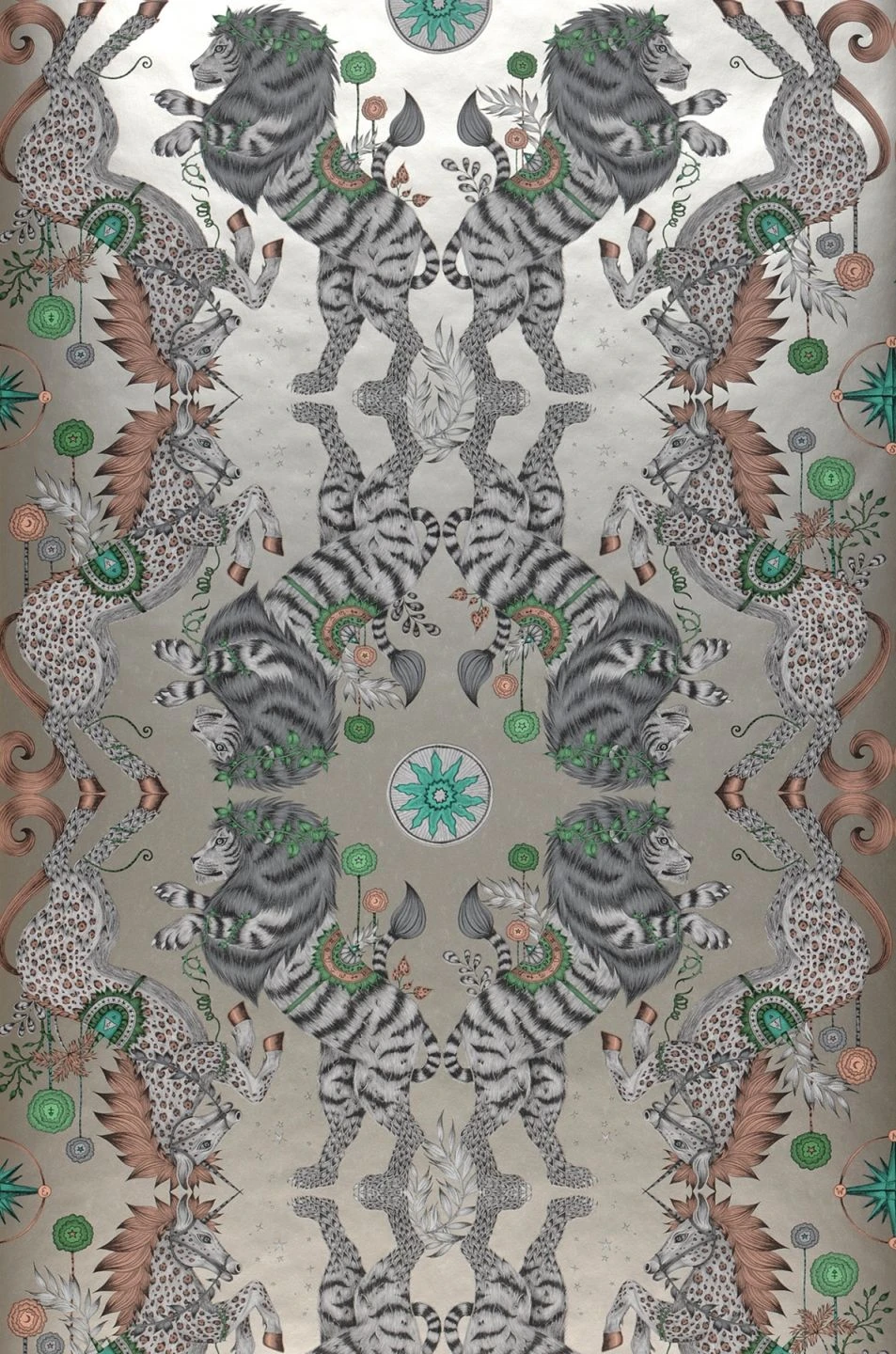 Tapete Caspian Creme Schimmer 2 Tapete Caspian Creme Schimmer – Bild 2