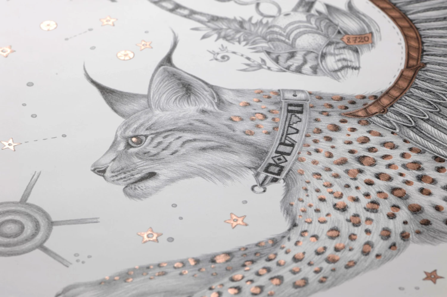 Tapete Lynx Weiss 3 Tapete Lynx Weiss – Bild 3