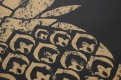 Tapete Ananas Schwarz -Tapetengeschäft 745222 B Ananas 2880x1440