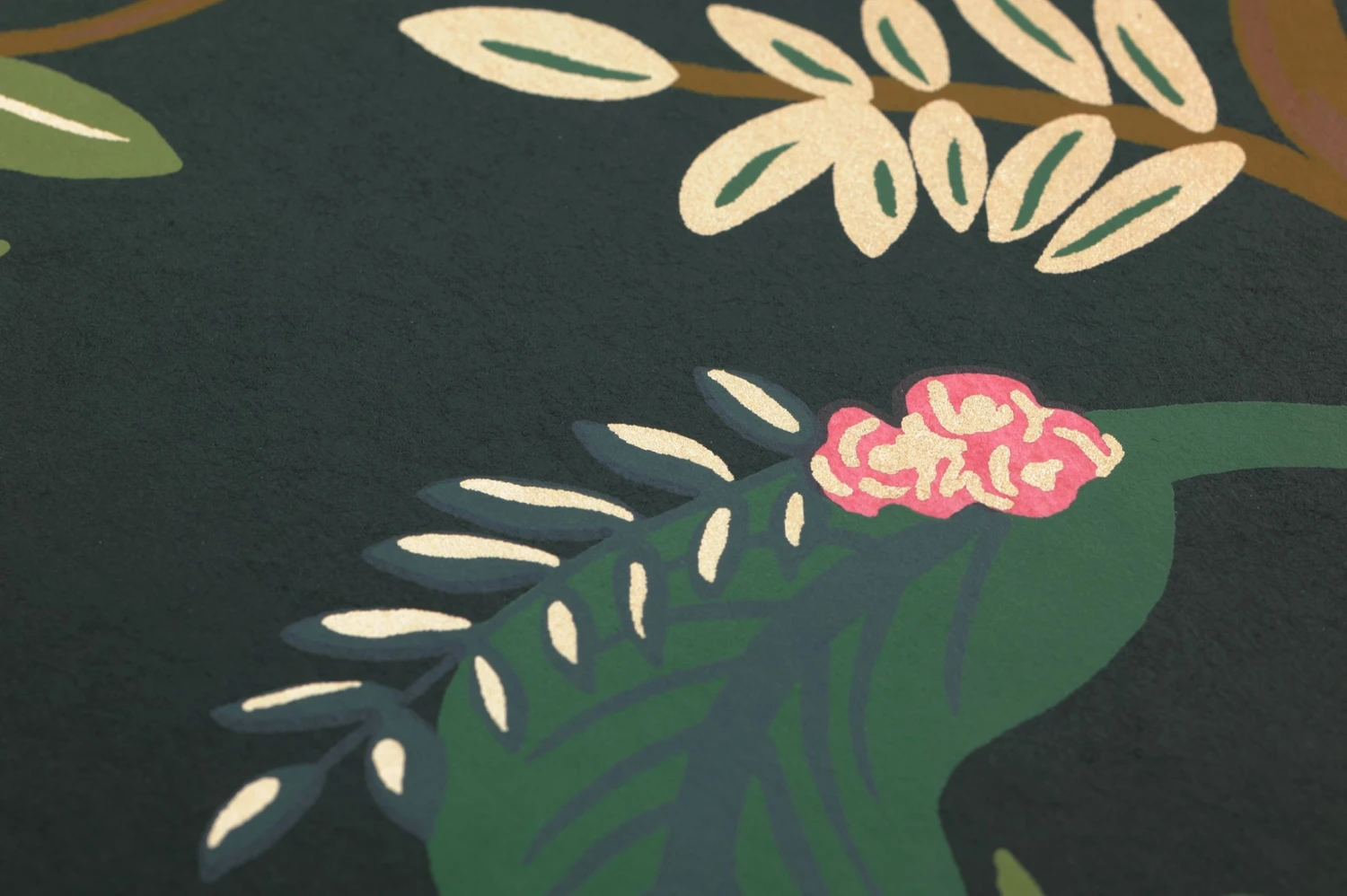 Tapete Peacock Tree Dunkelgrün 3 Tapete Peacock Tree Dunkelgrün – Bild 3