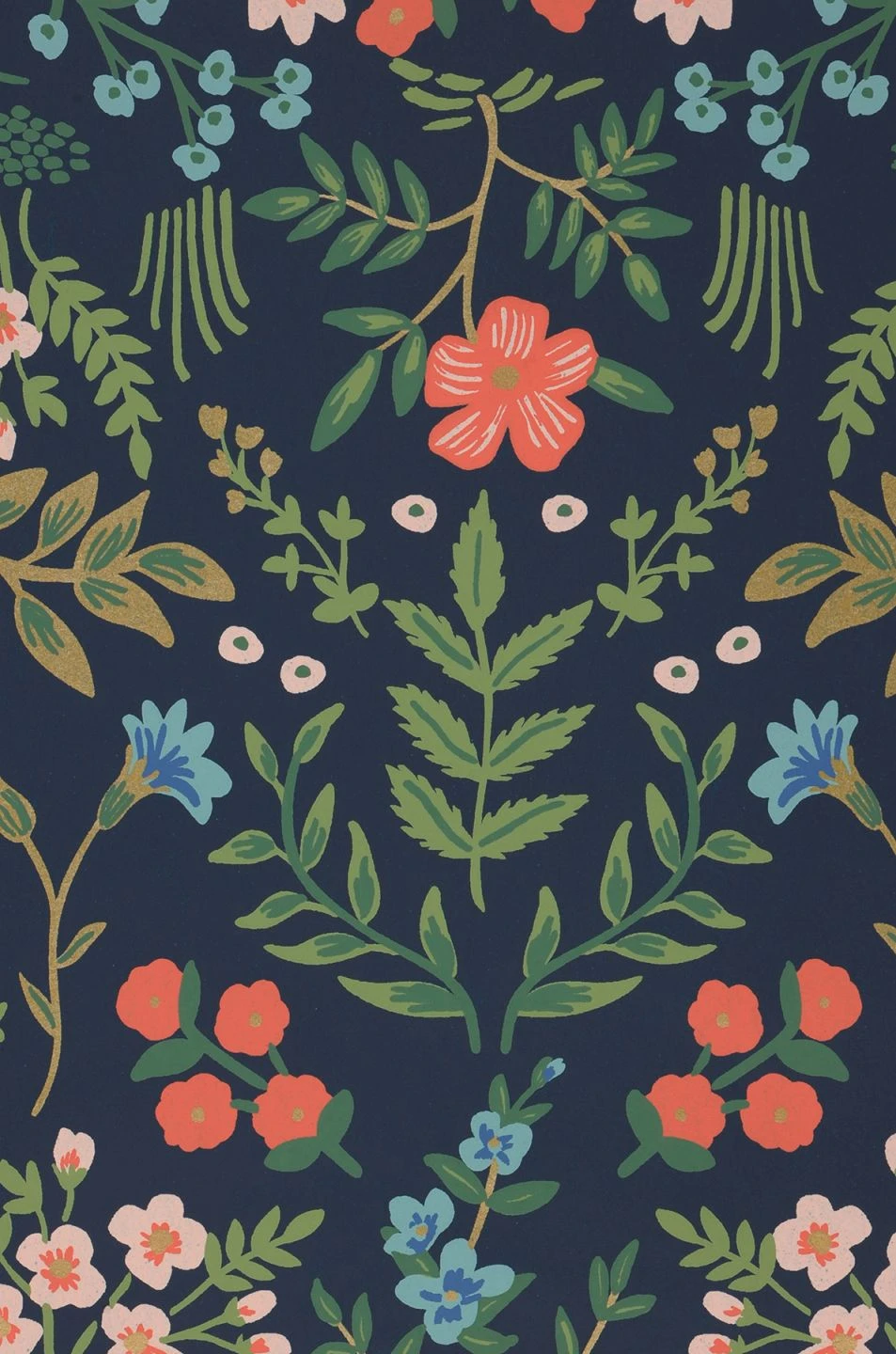 Tapete Wildwood Stahlblau 2 Tapete Wildwood Stahlblau – Bild 2