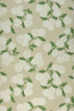 Tapete Hydrangea Kieselgrau