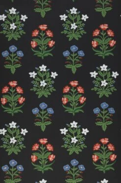 Tapete Mughal Schwarz