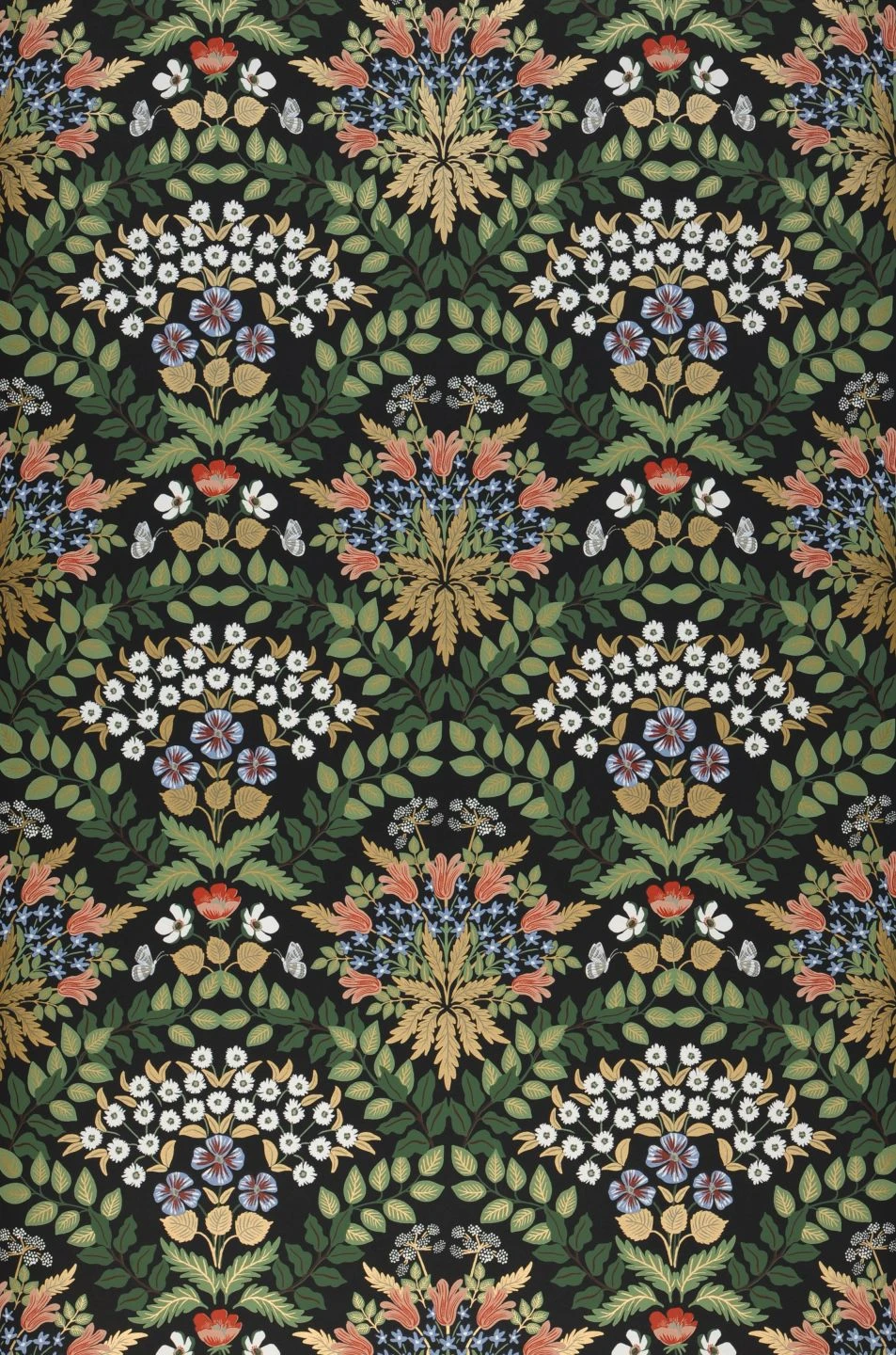 Tapete Bramble Schwarz 2 Tapete Bramble Schwarz – Bild 2