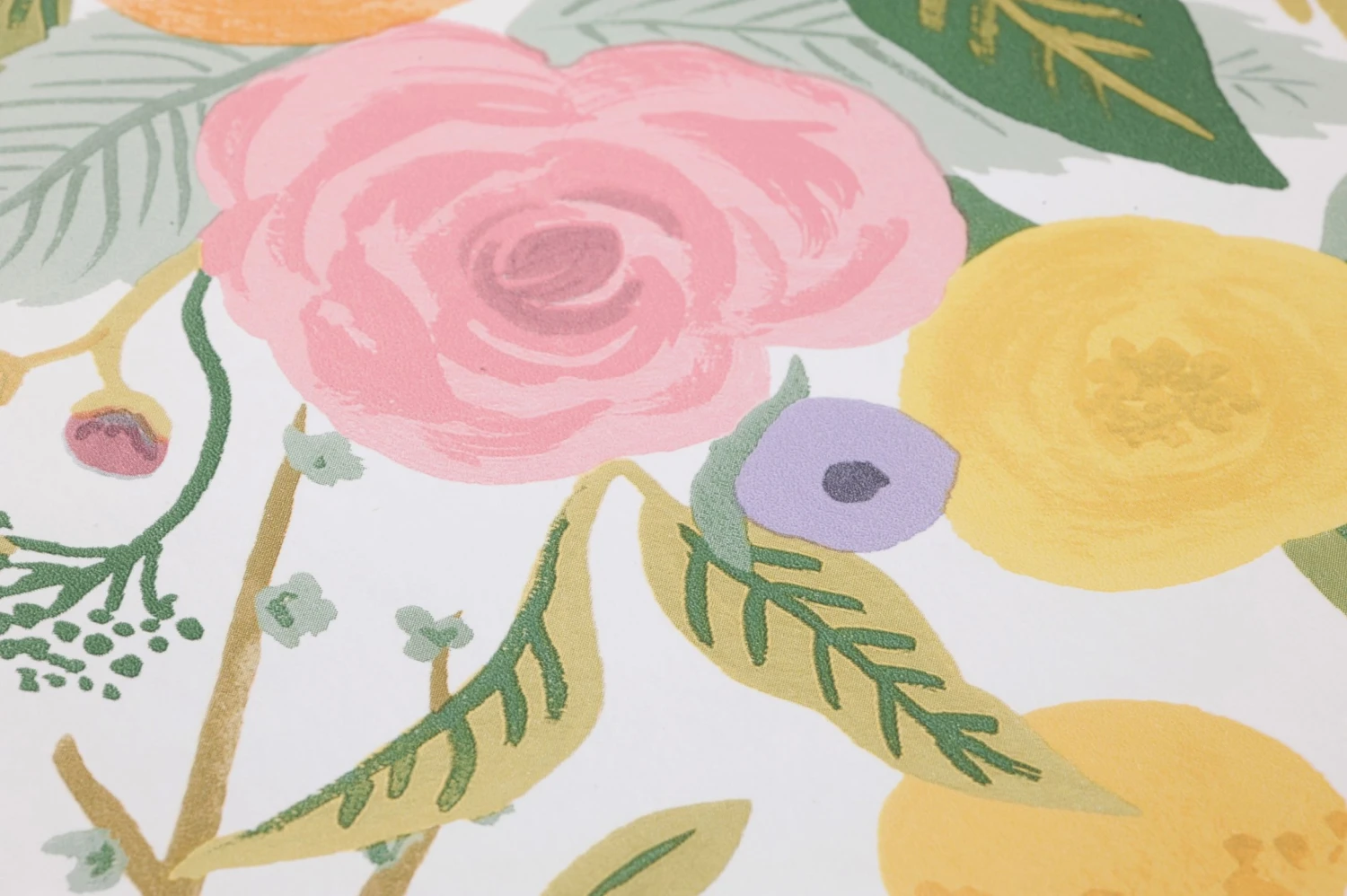 Selbstklebende Tapete Garden Party Gelb 2 Selbstklebende Tapete Garden Party Gelb – Bild 2