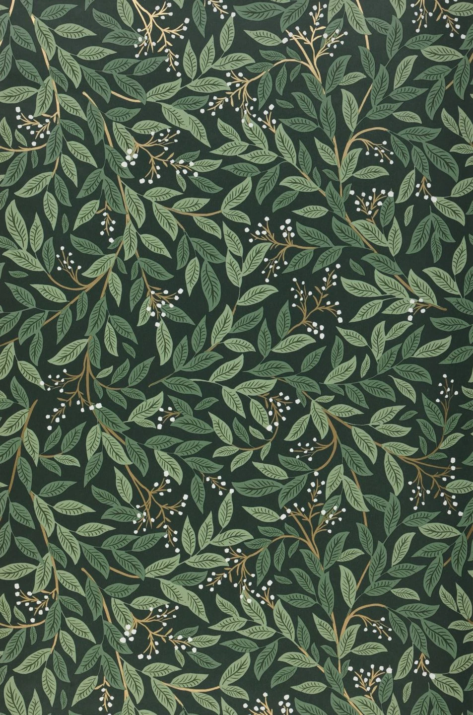 Selbstklebende Tapete Willowberry Dunkelgrün 2 Selbstklebende Tapete Willowberry Dunkelgrün – Bild 2