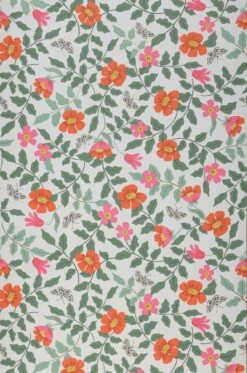 Selbstklebende Tapete Primrose Field Weiss