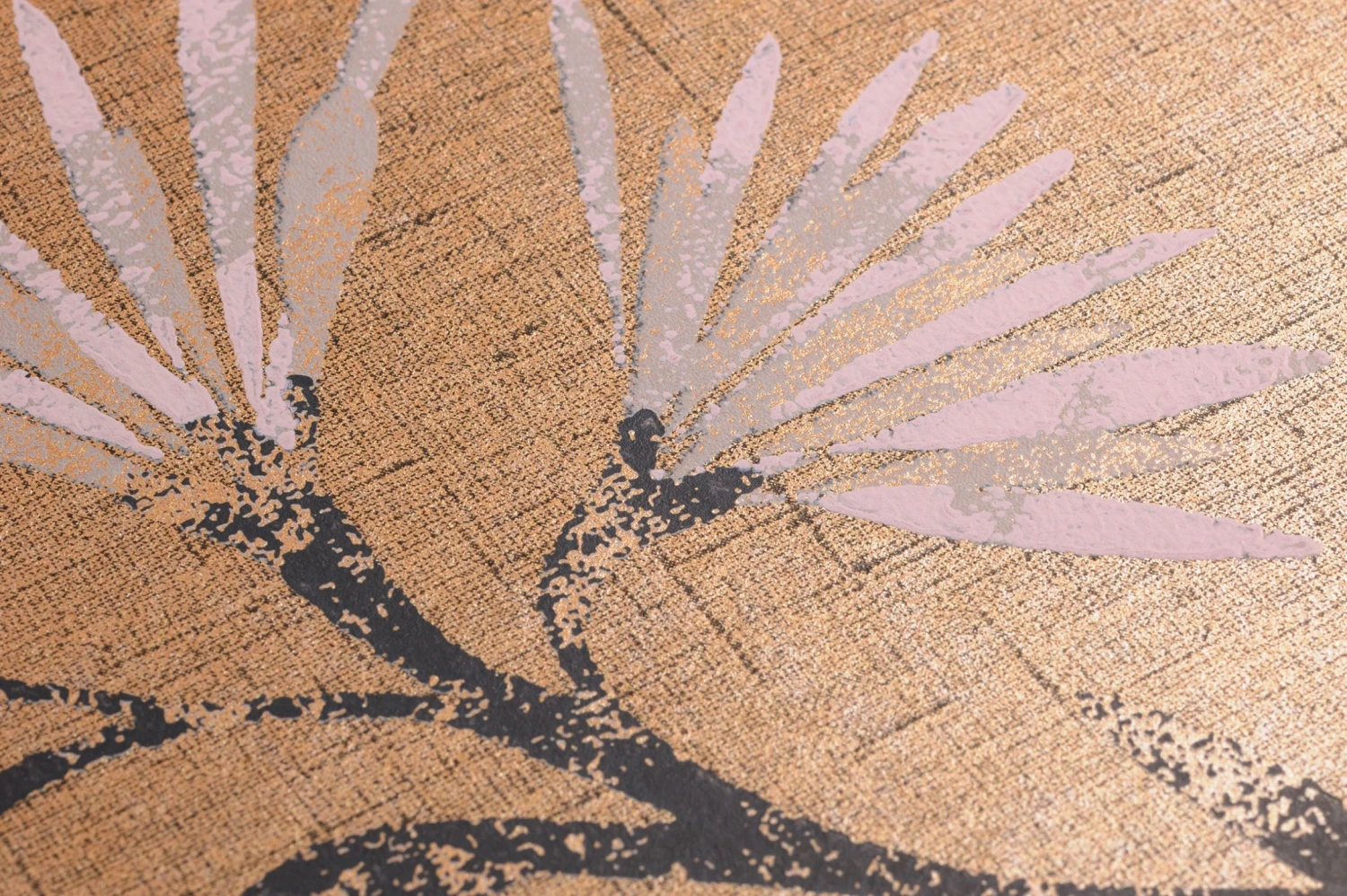 Tapete Oana Braunbeige Schimmer 3 Tapete Oana Braunbeige Schimmer – Bild 3