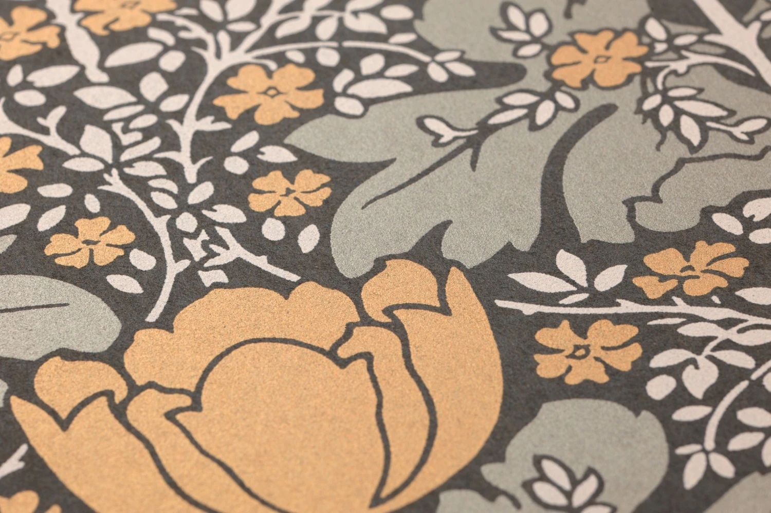 Tapete Marina Ockerbraun Perlglanz 2 Tapete Marina Ockerbraun Perlglanz – Bild 2