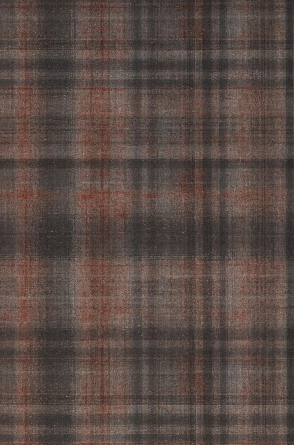 Tapete Shabby Tartan Kupferbraun 2 Tapete Shabby Tartan Kupferbraun – Bild 2