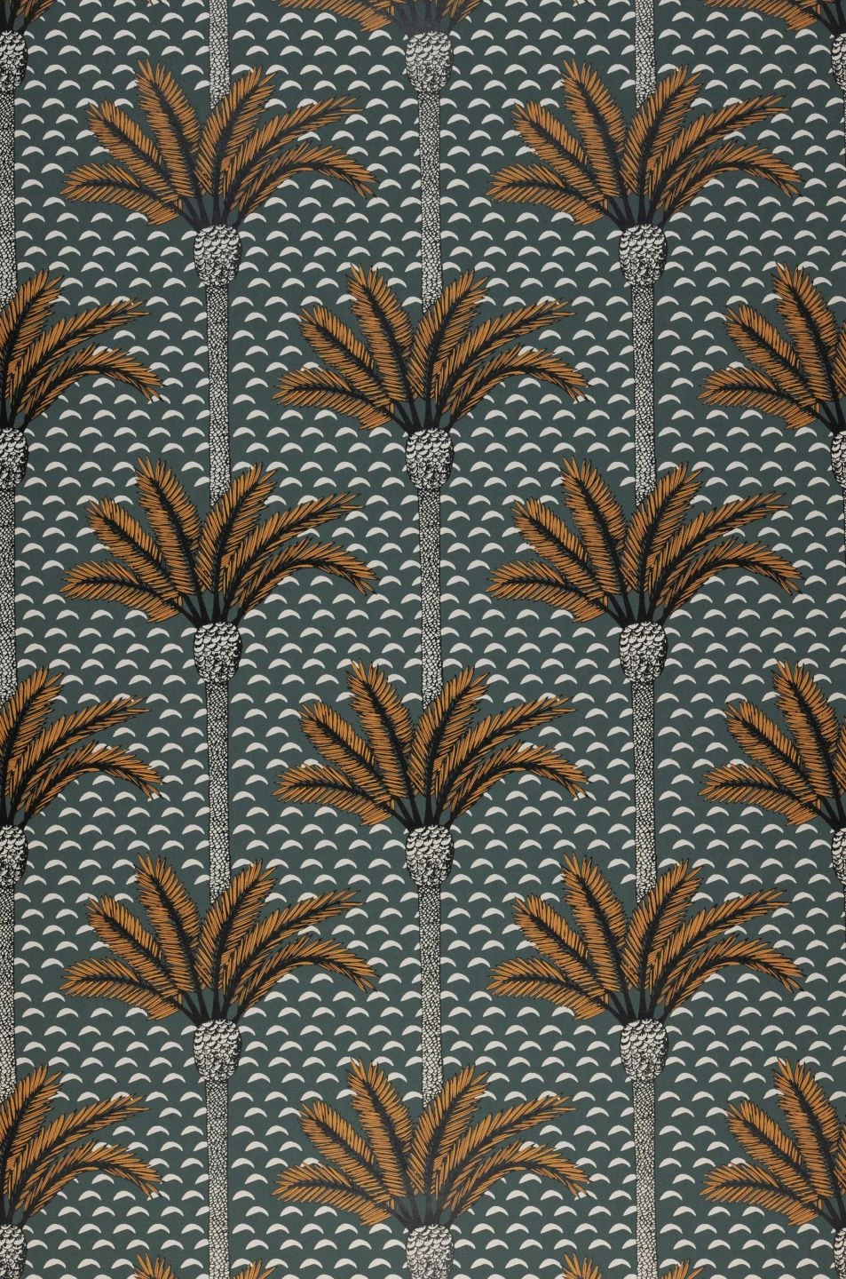 Tapete Palm Luxe Blaugrün 2 Tapete Palm Luxe Blaugrün – Bild 2