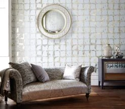 Tapete Abiona Grauweiss -Tapetengeschäft Abiona B 461552 2880x1440